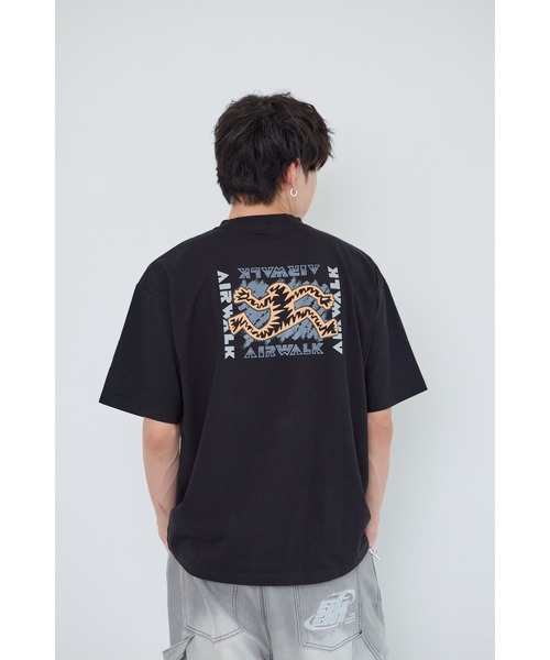 AIRWALK(エアウォーク)の「【AIRWALK/エアウォーク】バックプリントTシャツ メンズ/バックプリント/カジュアル/ストリート(Tシャツ/カットソー・メンズ・パープル/ホワイト/杢グレー/ブラック・MEDIUM/LARGE/X-LARGE)」の11枚目の写真