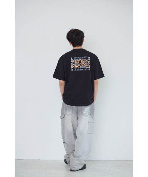 AIRWALK(エアウォーク)の「【AIRWALK/エアウォーク】バックプリントTシャツ メンズ/バックプリント/カジュアル/ストリート(Tシャツ/カットソー・メンズ・パープル/ホワイト/杢グレー/ブラック・MEDIUM/LARGE/X-LARGE)」の13枚目の写真