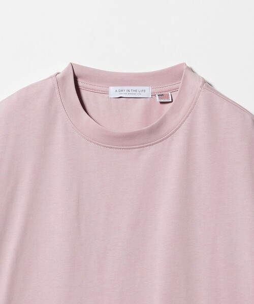 A DAY IN THE LIFE UNITED ARROWS（アデイインザライフユナイテッドアローズ）の「USAコットン ノースリーブTシャツ＜A DAY IN THE LIFE＞（Tシャツ/カットソー・レディース・ブラック/その他2/オフホワイト/ライトピンク・FREE）」の16枚目の写真