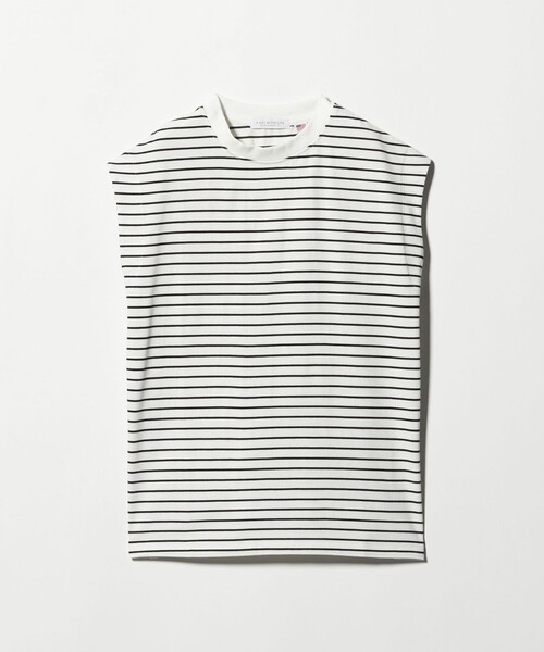 A DAY IN THE LIFE UNITED ARROWS（アデイインザライフユナイテッドアローズ）の「USAコットン ノースリーブTシャツ＜A DAY IN THE LIFE＞（Tシャツ/カットソー・レディース・ブラック/その他2/オフホワイト/ライトピンク・FREE）」の20枚目の写真