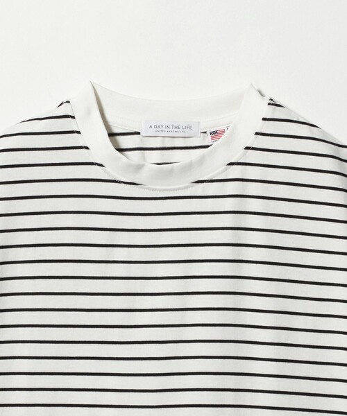 A DAY IN THE LIFE UNITED ARROWS（アデイインザライフユナイテッドアローズ）の「USAコットン ノースリーブTシャツ＜A DAY IN THE LIFE＞（Tシャツ/カットソー・レディース・ブラック/その他2/オフホワイト/ライトピンク・FREE）」の21枚目の写真