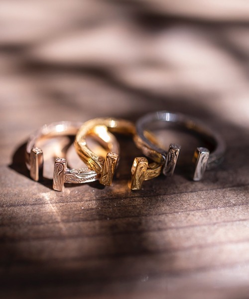 IRIEBEACH(アイリービーチ)の「Double T ring/【ハワイアンジュエリー】【サージカルステンレス】【金属アレルギー対応】【IRIEBEACH / アイリービーチ】つけっぱなしOK(リング・レディース・シルバー/ピンク/ゴールド・9号/11号/13号/7号/15号/17号/19号/21号)」の5枚目の写真