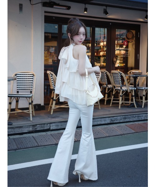 DARICH ホルターリボンティアードビジュートップス Darich（ダーリッチ）の「ホルターリボンティアードビジュートップス