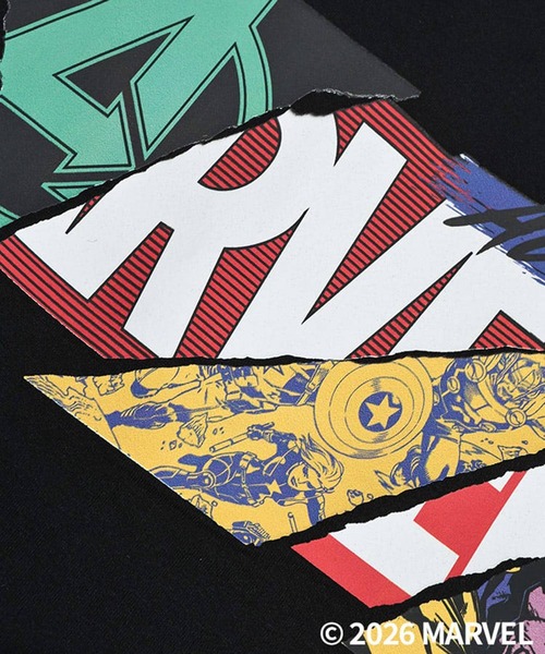 SAKAZEN(サカゼン)の「「MARVEL」 Tシャツ 半袖 メンズ 大きいサイズ ロゴプリント「アベンジャーズ」「マーベル」 サカゼン80周年記念 オリジナルデザイン(Tシャツ/カットソー・メンズ・C/A/B/D・X3(6L~7L)/X2(4L~5L)/X1(3L~4L))」の17枚目の写真