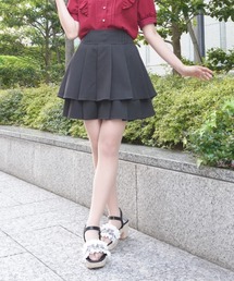 ハイウエストプリーツスカパン