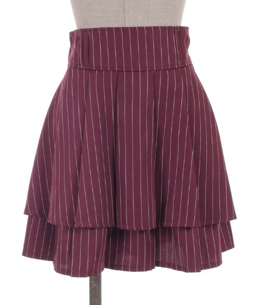 axes femme POETIQUE（アクシーズファムポエティック）の「ハイウエストプリーツスカパン（その他パンツ・レディース・ネイビー/レッド/ブラック・MEDIUM）」の21枚目の写真