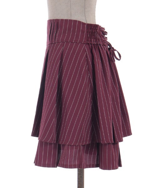 axes femme POETIQUE（アクシーズファムポエティック）の「ハイウエストプリーツスカパン（その他パンツ・レディース・ネイビー/レッド/ブラック・MEDIUM）」の22枚目の写真