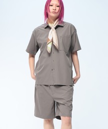 S＆SONS（エスアンドサンズ）の「【セットアップ】 半袖シャツ ショートパンツ 軽量 COOL ドライ ストレッチ ナイロン シャツ ショート 上下セット 春夏 S&SONS (エスアンドサンズ)（セットアップ）」