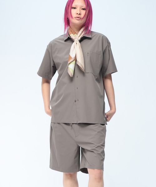 セール】【セットアップ】 半袖シャツ ショートパンツ 軽量 COOL