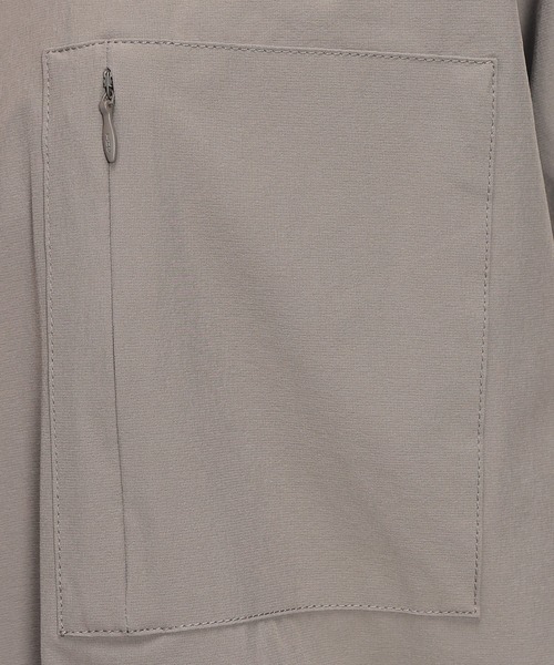 S&SONS(エスアンドサンズ)の「【セットアップ】 半袖 シャツ 短パン セットアップ メンズ 夏 軽量 レディース ドライ ストレッチ ナイロン ショートパンツ 上下セット S&SONS (エスアンドサンズ)(セットアップ・メンズ・ブラック/ベージュ/ブルーグレー・LL/L/M)」の12枚目の写真