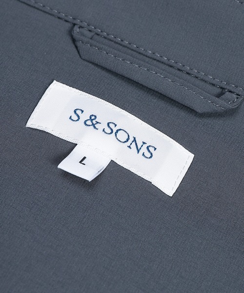 S&SONS(エスアンドサンズ)の「【セットアップ】 半袖 シャツ 短パン セットアップ メンズ 夏 軽量 レディース ドライ ストレッチ ナイロン ショートパンツ 上下セット S&SONS (エスアンドサンズ)(セットアップ・メンズ・ブラック/ベージュ/ブルーグレー・LL/L/M)」の21枚目の写真