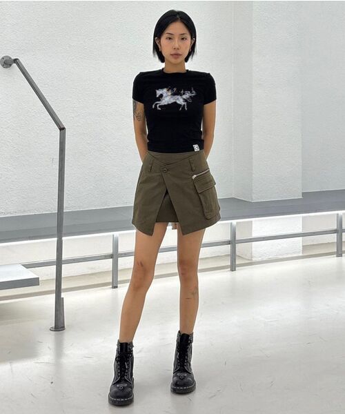 EXTRAORDINARY(エクストラオーディナリー)の「WOMEN CARGO WRAP SKIRT KHAKI(スカート・レディース・その他・SMALL/X-SMALL)」の11枚目の写真