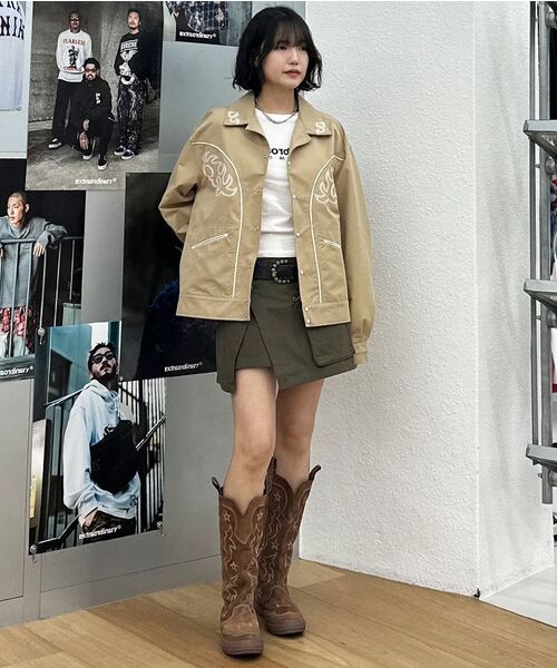 EXTRAORDINARY(エクストラオーディナリー)の「WOMEN CARGO WRAP SKIRT KHAKI(スカート・レディース・その他・SMALL/X-SMALL)」の19枚目の写真