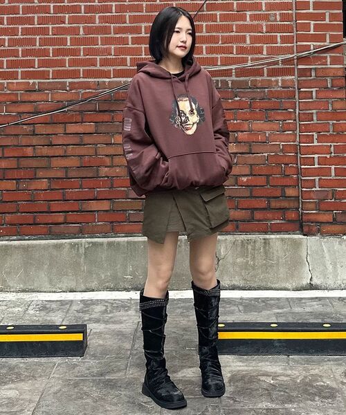 EXTRAORDINARY(エクストラオーディナリー)の「WOMEN CARGO WRAP SKIRT KHAKI(スカート・レディース・その他・SMALL/X-SMALL)」の22枚目の写真