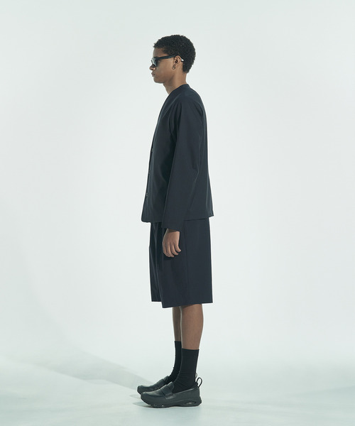 VICTIM(ヴィクティム)の「VICTIM ヴィクティム / LIGHT RELAX SHORTS セットアップライトリラックスショーツ 接触冷感 シワ防止 速乾 / VTM-26-P-005(その他パンツ・メンズ・ネイビー/ブラック/グレー・1/3/2)」の7枚目の写真