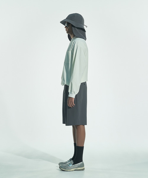 VICTIM(ヴィクティム)の「VICTIM ヴィクティム / LIGHT RELAX SHORTS セットアップライトリラックスショーツ 接触冷感 シワ防止 速乾 / VTM-26-P-005(その他パンツ・メンズ・ネイビー/ブラック/グレー・1/3/2)」の10枚目の写真