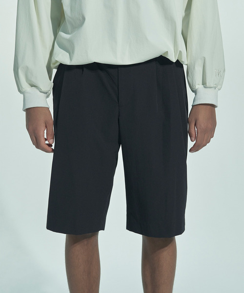 VICTIM(ヴィクティム)の「VICTIM ヴィクティム / LIGHT RELAX SHORTS セットアップライトリラックスショーツ 接触冷感 シワ防止 速乾 / VTM-26-P-005(その他パンツ・メンズ・ネイビー/ブラック/グレー・1/3/2)」の12枚目の写真