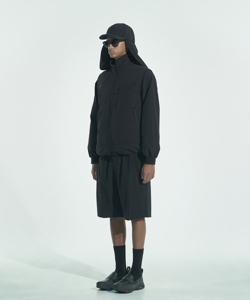 VICTIM(ヴィクティム)の「VICTIM ヴィクティム / LIGHT RELAX SHORTS セットアップライトリラックスショーツ 接触冷感 シワ防止 速乾 / VTM-26-P-005(その他パンツ・メンズ・ネイビー/ブラック/グレー・1/3/2)」の22枚目の写真
