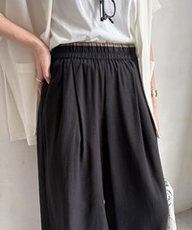 【WEB限定】リネンレーヨンイージーパンツ