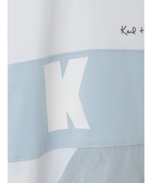KARL HELMUT(カールヘルム)の「ロゴプリントポリエステルタフタ使いカットソー(Tシャツ/カットソー・メンズ・ネイビー/キナリ/ブラック/ホワイト・LARGE/MEDIUM)」の12枚目の写真