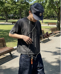 REBRENNER（リブレンナー）の「ベーシックピグメントクロップ半袖Tシャツチャコール（Tシャツ/カットソー）」