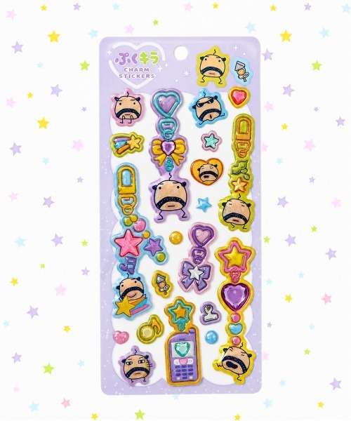nini toys】≪たまごっち≫ぷくキラチャームステッカー/シール