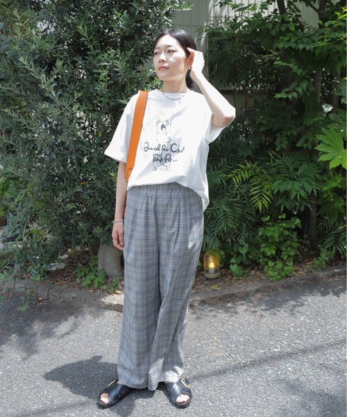 Blanc Bleu Minuit（ブランブルーミニュイ）の「あくびCAT　クルーネックTEE（Tシャツ/カットソー・レディース・ホワイト・FREE）」の7枚目の写真