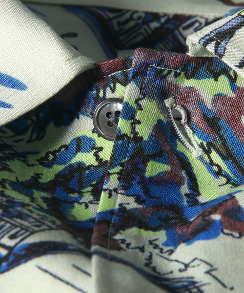 Paul Smith(ポールスミス)の「"London Scarf" 半袖シャツ / 263300 857Z(シャツ/ブラウス・メンズ・レッド/ブルー・X-LARGE/LARGE/MEDIUM/SMALL)」の11枚目の写真