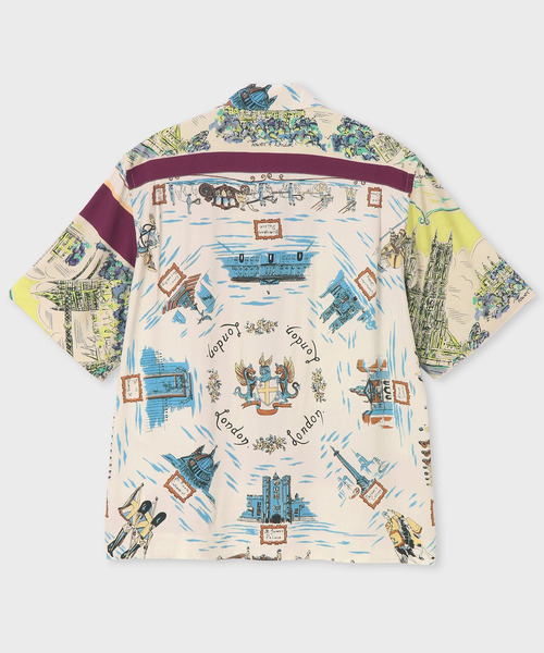 Paul Smith(ポールスミス)の「"London Scarf" 半袖シャツ / 263300 857Z(シャツ/ブラウス・メンズ・レッド/ブルー・X-LARGE/LARGE/MEDIUM/SMALL)」の7枚目の写真