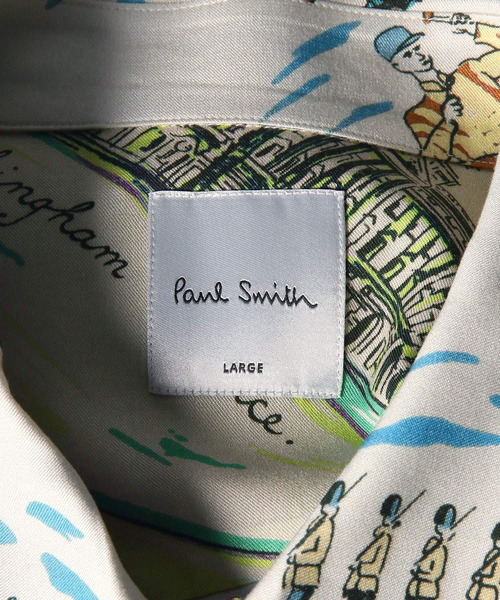 Paul Smith(ポールスミス)の「"London Scarf" 半袖シャツ / 263300 857Z(シャツ/ブラウス・メンズ・レッド/ブルー・X-LARGE/LARGE/MEDIUM/SMALL)」の6枚目の写真