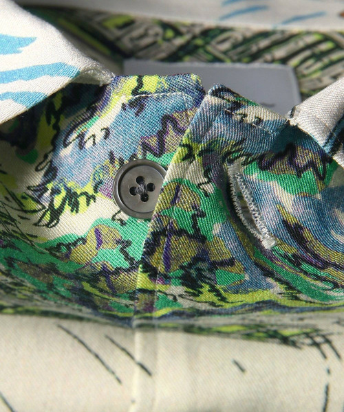 Paul Smith(ポールスミス)の「"London Scarf" 半袖シャツ / 263300 857Z(シャツ/ブラウス・メンズ・レッド/ブルー・X-LARGE/LARGE/MEDIUM/SMALL)」の5枚目の写真