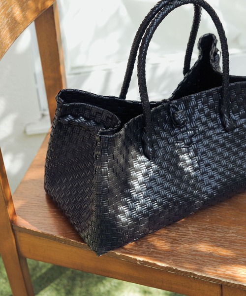 URBAN RESEARCH(アーバンリサーチ)の「HANDICRAFT SAIGON LARGE TOTE(トートバッグ・レディース・ブラック・-)」の2枚目の写真
