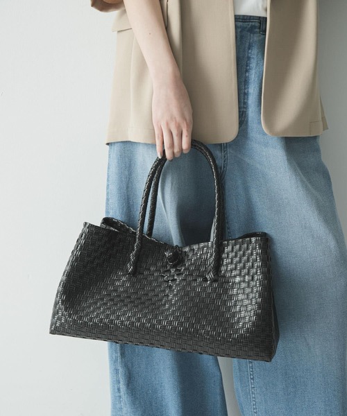 URBAN RESEARCH(アーバンリサーチ)の「HANDICRAFT SAIGON LARGE TOTE(トートバッグ・レディース・ブラック・-)」の6枚目の写真