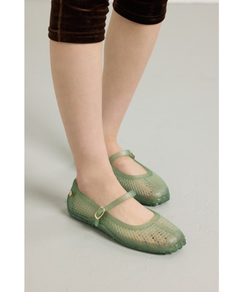 STACCATO(スタッカート)の「【J.】Ocean メリージェーンフラットシューズ(パンプス・レディース・グリーン/ブラック・23cm/24cm/23.5cm/24.5cm)」の1枚目の写真