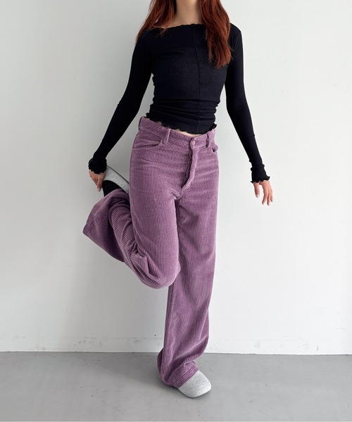 O(オー)の「Baserange Pama long sleeve(Tシャツ/カットソー・レディース・ブラック/オフホワイト・SMALL)」の9枚目の写真