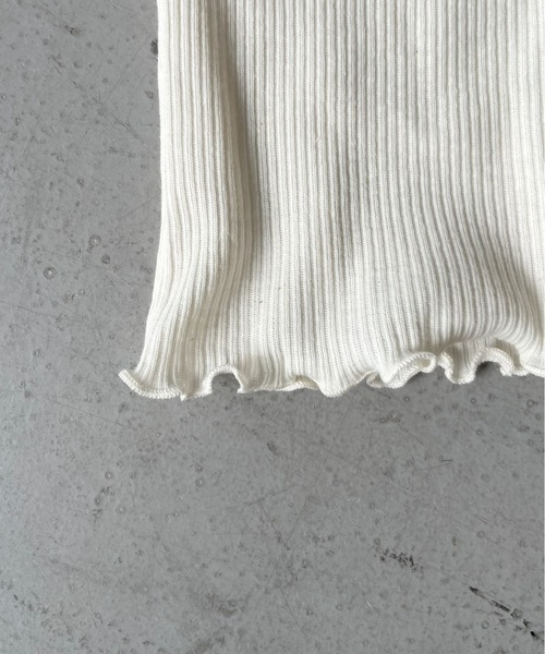 O(オー)の「Baserange Pama long sleeve(Tシャツ/カットソー・レディース・ブラック/オフホワイト・SMALL)」の8枚目の写真