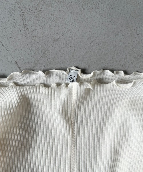 O(オー)の「Baserange Pama long sleeve(Tシャツ/カットソー・レディース・ブラック/オフホワイト・SMALL)」の7枚目の写真