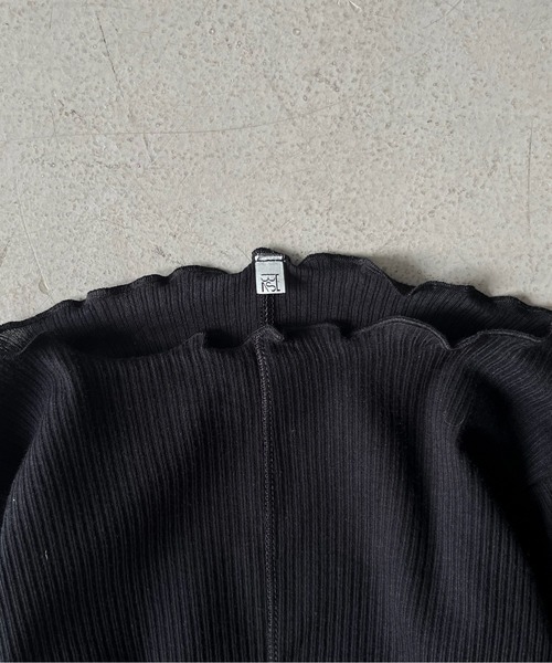 O(オー)の「Baserange Pama long sleeve(Tシャツ/カットソー・レディース・ブラック/オフホワイト・SMALL)」の15枚目の写真