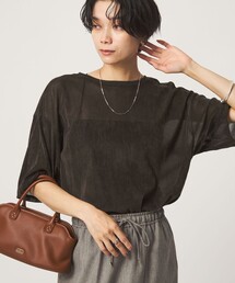 green label relaxing（グリーンレーベルリラクシング）の「シアーフロッキー ショートスリーブ Tシャツ（Tシャツ/カットソー）」