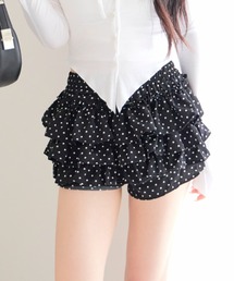 ALLuRing ChaRm | Dot Tiered Culottes / ドット柄ティアードキュロット(スカート)