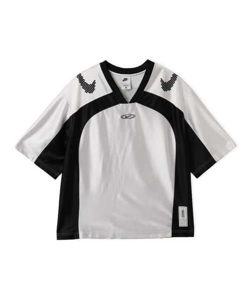 NIKE(ナイキ)の「NIKE AS W NK STREET GFX JERSEY / ナイキ ウィメンズ ストリート GFX ジャージー 【SP】(ジャージ・レディース・ブラック/ホワイト/グリーン・S/L/M)」の2枚目の写真