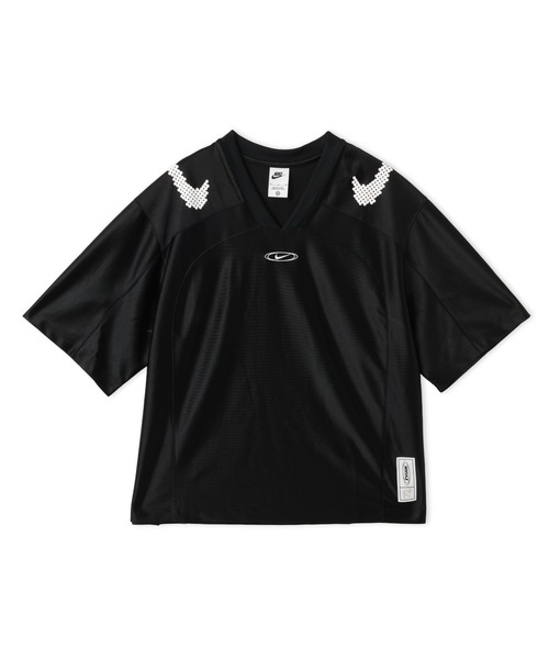 NIKE(ナイキ)の「NIKE AS W NK STREET GFX JERSEY / ナイキ ウィメンズ ストリート GFX ジャージー 【SP】(ジャージ・レディース・ブラック/ホワイト/グリーン・S/L/M)」の1枚目の写真