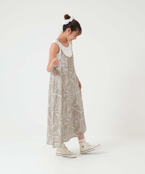 HEART MARKET(ハートマーケット)の「前後2WAYタンク(タンクトップ・レディース・カーキ/ブラック/ホワイト/ダークブラウン・FREE)」の7枚目の写真