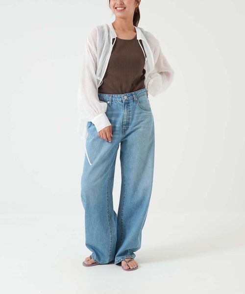 HEART MARKET(ハートマーケット)の「前後2WAYタンク(タンクトップ・レディース・カーキ/ブラック/ホワイト/ダークブラウン・FREE)」の14枚目の写真