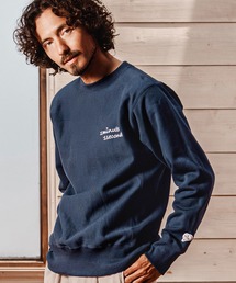 msw1899-12oz brushed back cursive embroidery pullover プルオーバー(1M26A270)
