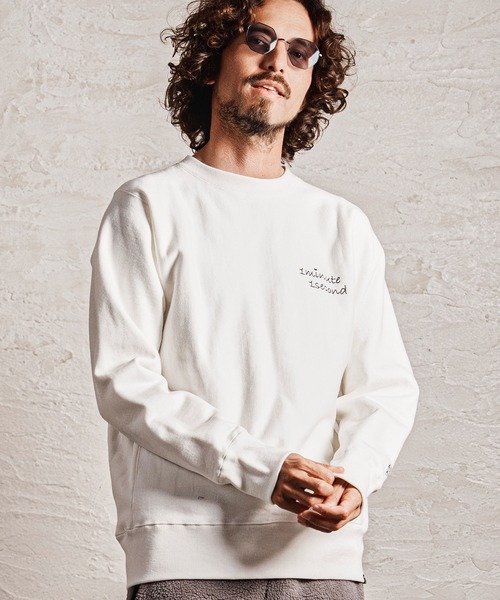 1minute 1second(ワンミニットワンセカンド)の「msw1899-12oz brushed back cursive embroidery pullover プルオーバー(1M26A270)(スウェット・メンズ・ネイビー/ブラック/ホワイト・M/L/XL/S)」の12枚目の写真