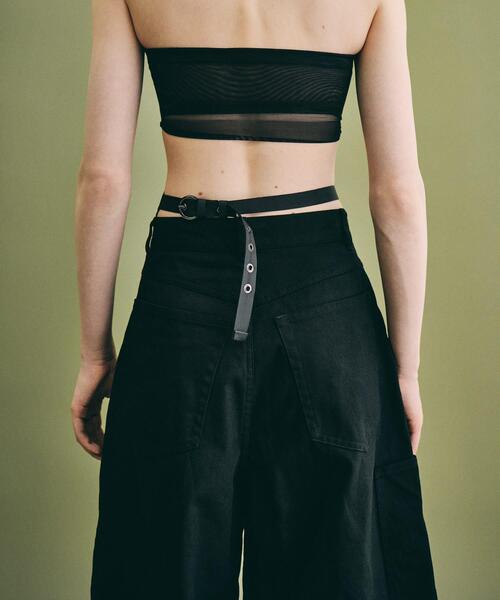 URBAN RESEARCH(アーバンリサーチ)の「Teya WIDE VOLUME PANTS(その他パンツ・レディース・ブラック・LARGE/SMALL)」の2枚目の写真