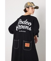 RODEO CROWNS WIDE BOWL | ラグランステッチワンピース(ワンピース)