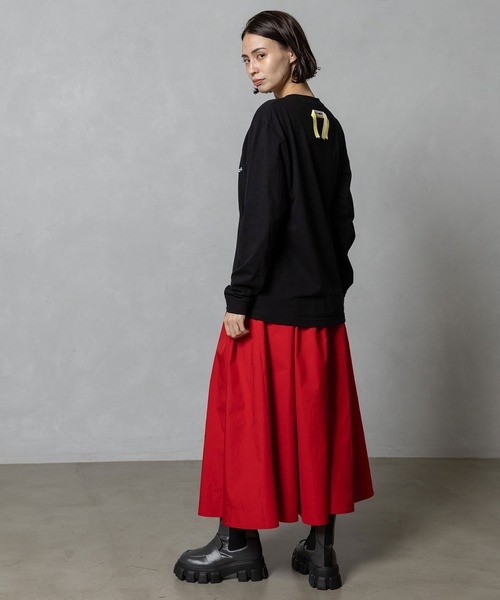 MARECHAL TERRE(マルシャルテル)の「POOH×MARECHAL TERRE ロングスリーブTシャツ(Tシャツ/カットソー・レディース・グレー/ブラック/オフホワイト/サックスブルー・MEDIUM)」の10枚目の写真