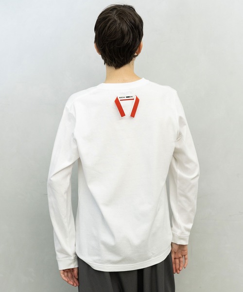 MARECHAL TERRE(マルシャルテル)の「POOH×MARECHAL TERRE ロングスリーブTシャツ(Tシャツ/カットソー・レディース・グレー/ブラック/オフホワイト/サックスブルー・MEDIUM)」の12枚目の写真